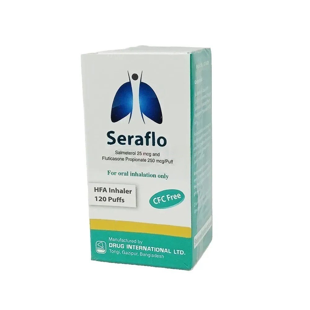 Seraflo inhaler 120 puffs