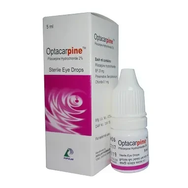 Optacarpine E drops
