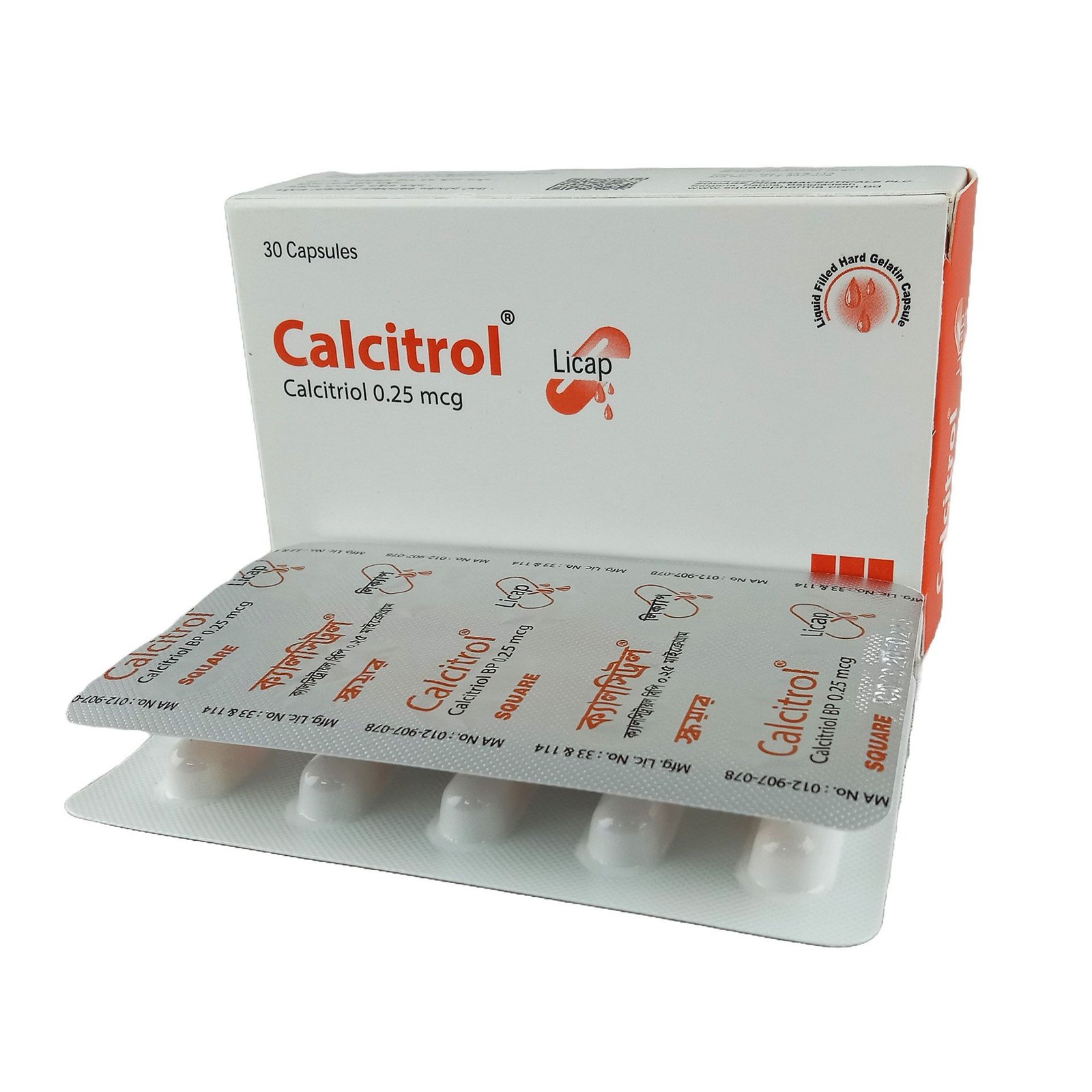 Calcitrol 0.25mg Cap - https://upokar24.com