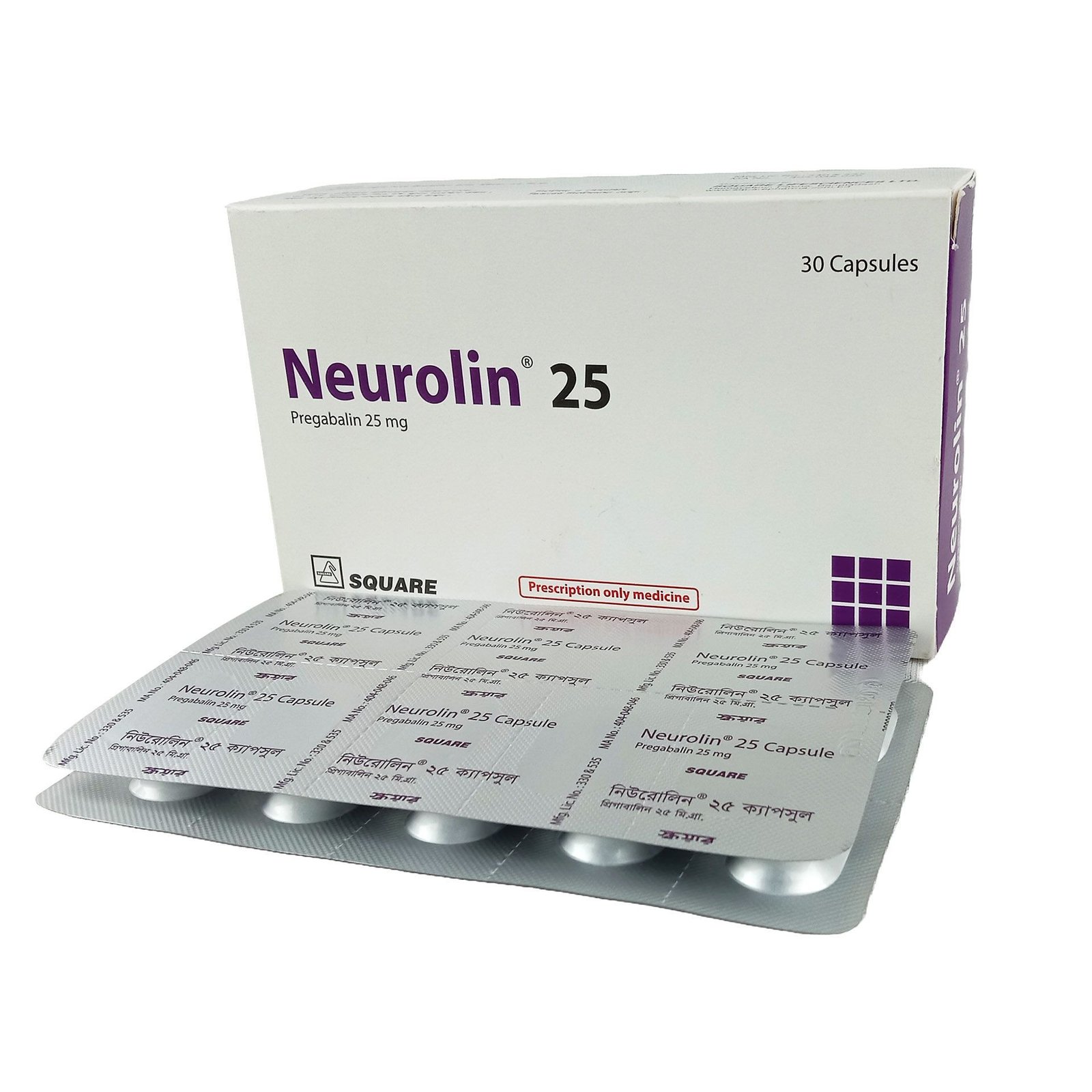 Neurolin 25 cap - https://upokar24.com