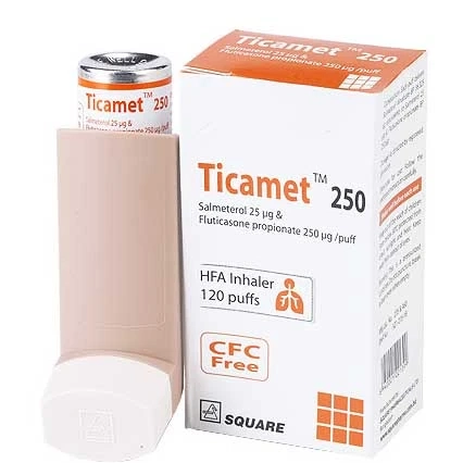 Ticamet 250 HFA Refill 120 puffs - https://upokar24.com