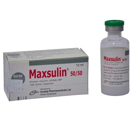 Maxsulin50/50 inj 100ml iu - https://upokar24.com