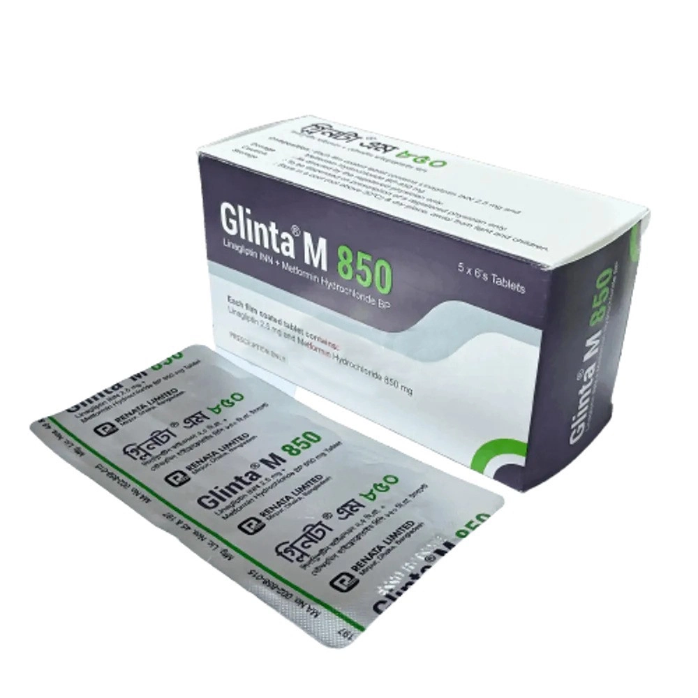 Glinta-M 850mg TAB - https://upokar24.com