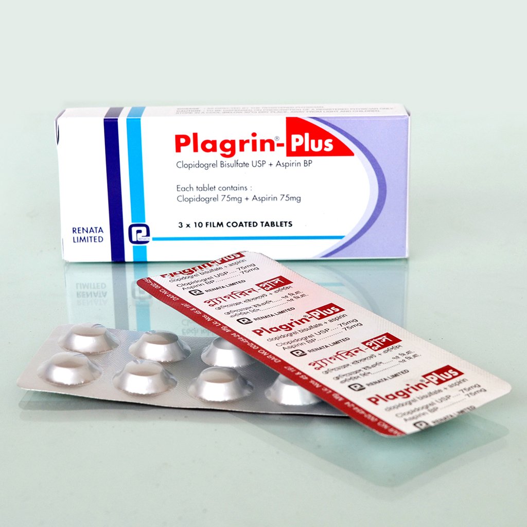 Plagrin Plus 75+75mg TAB - https://upokar24.com