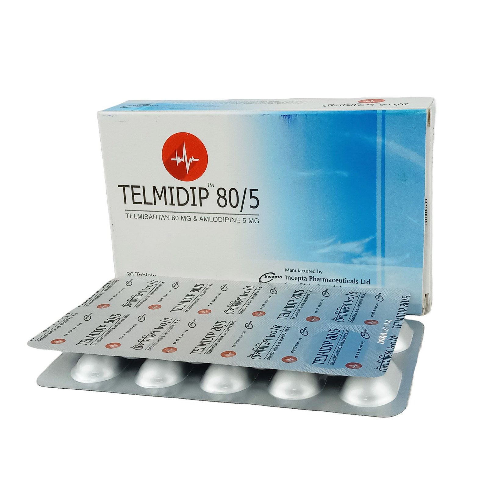Telmidip 80/5 tab - https://upokar24.com