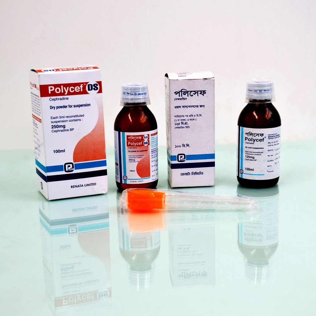 Polycef syrup 100ml - https://upokar24.com