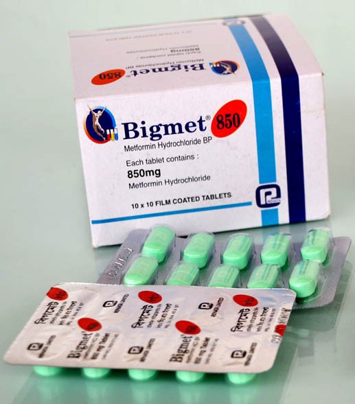 Bigmet Fc 850mg TAB - https://upokar24.com