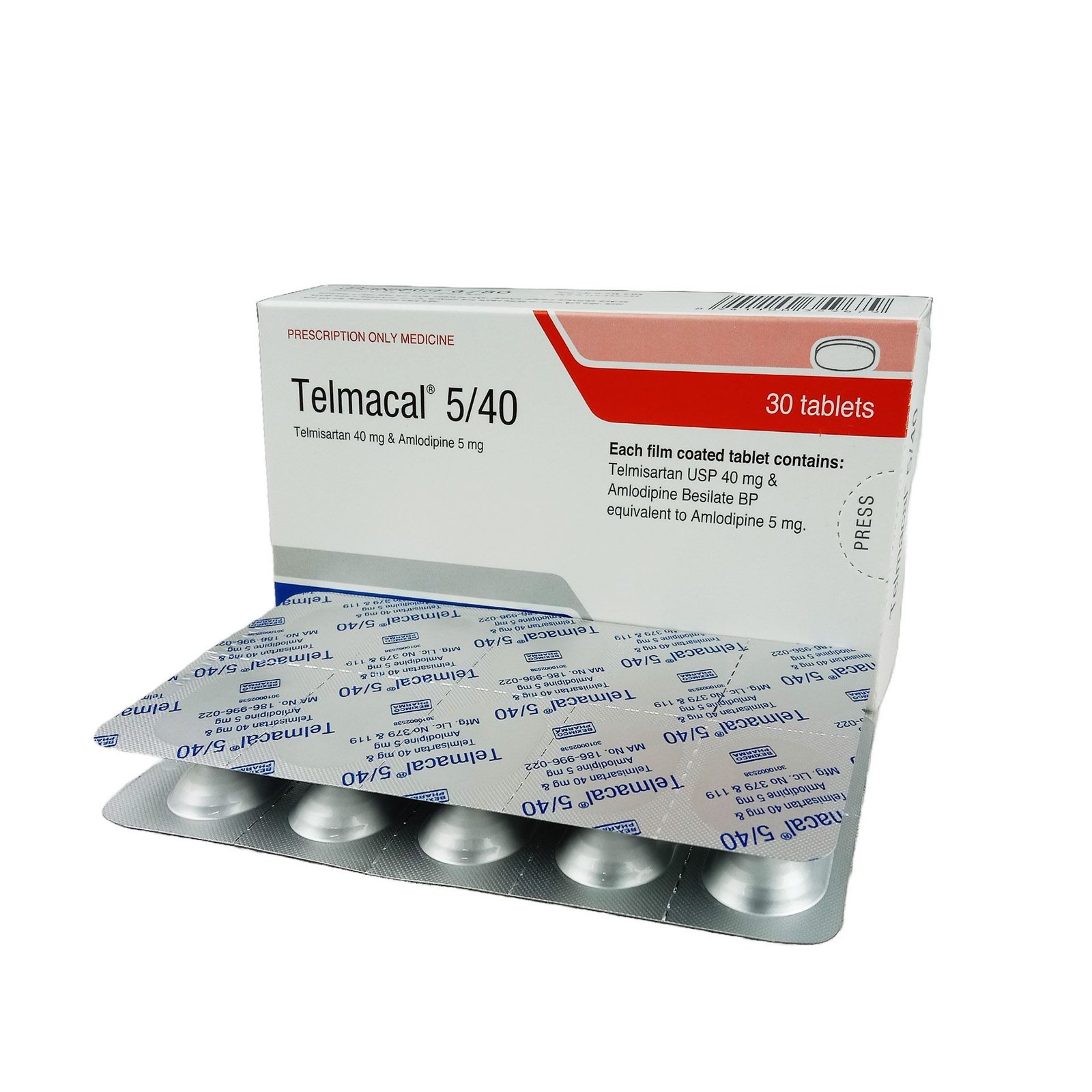Telmacal 5/40 tab - https://upokar24.com