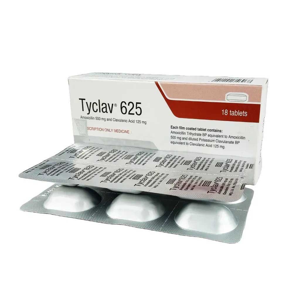 Tyclav 625 mg tab - https://upokar24.com