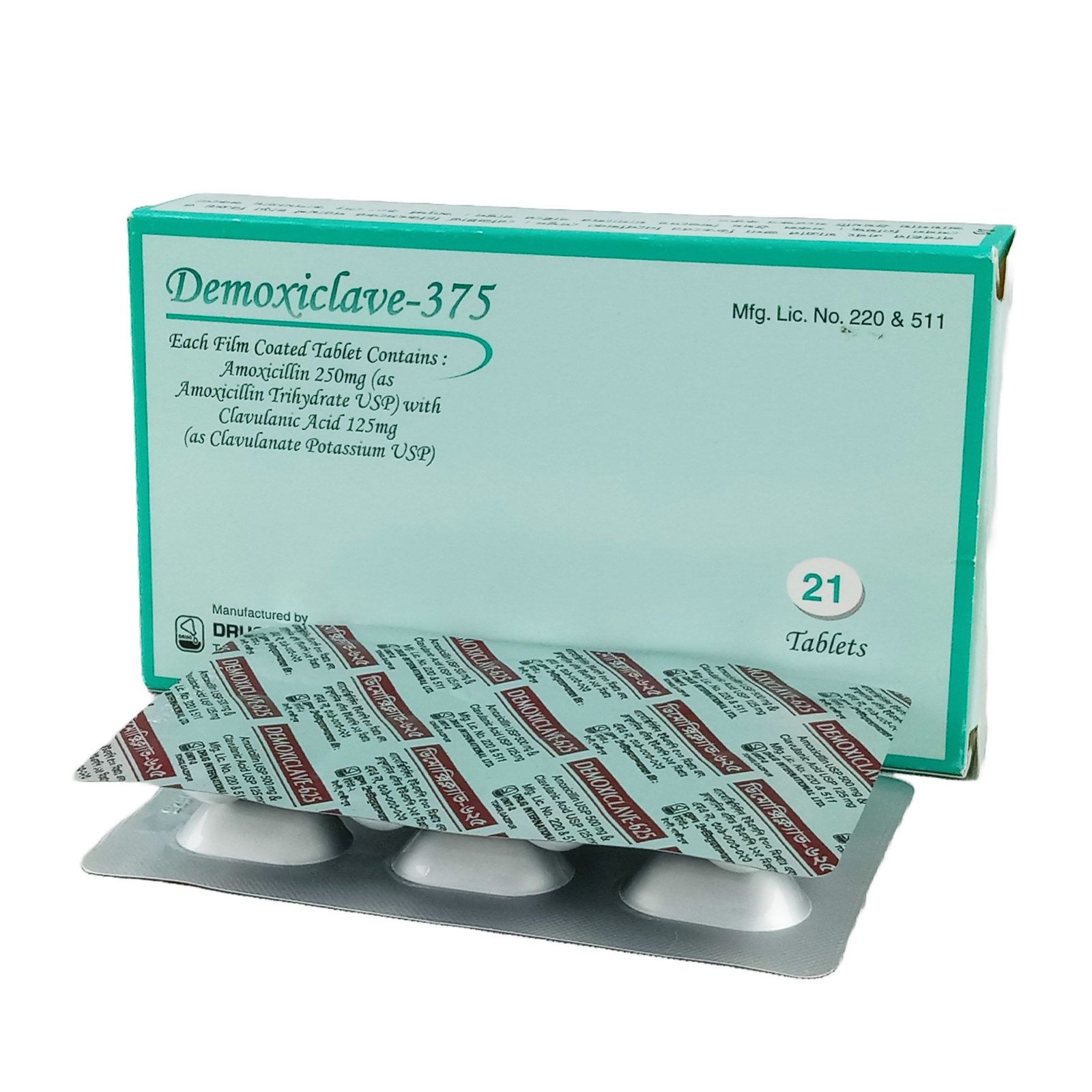 Demoxiclave 375  tab - https://upokar24.com