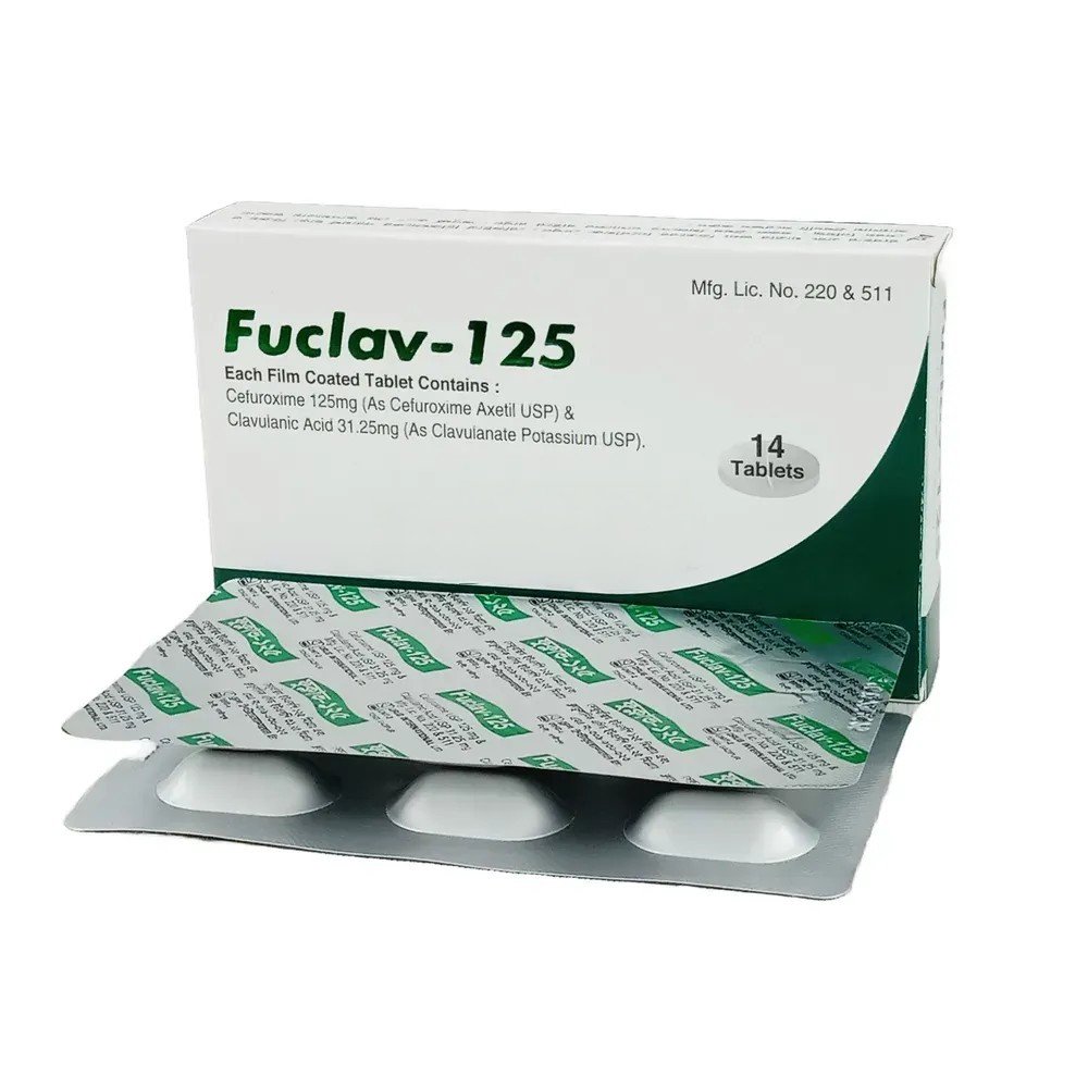 Fuclav 125 tab - https://upokar24.com