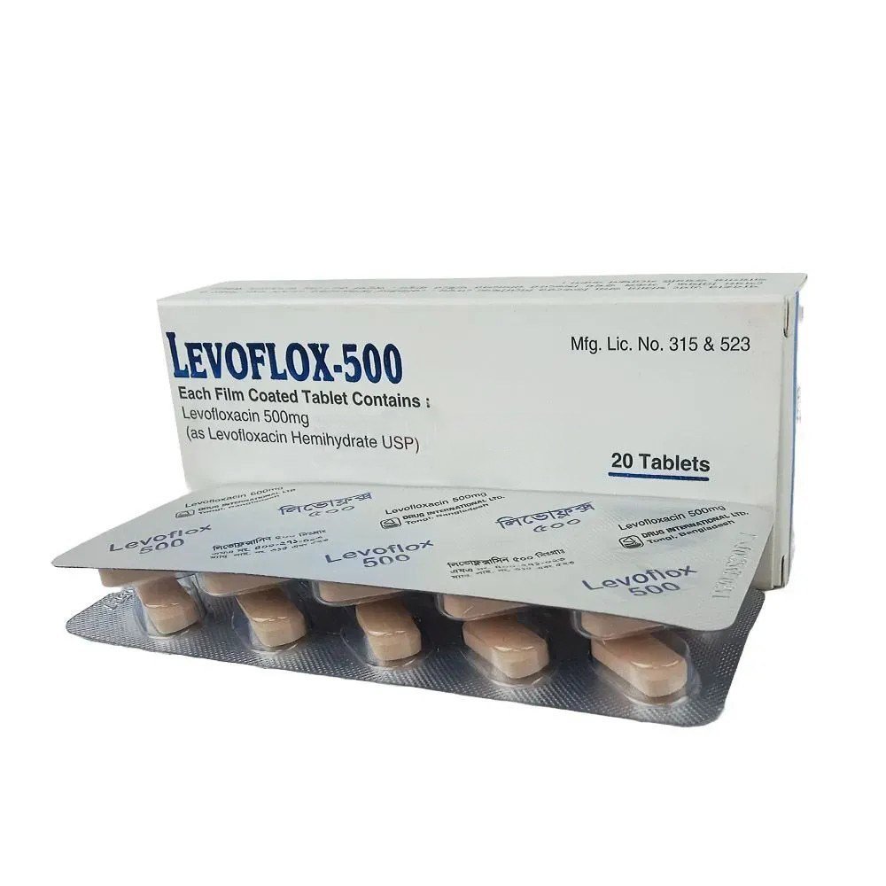 Levoflox 500 tab - https://upokar24.com