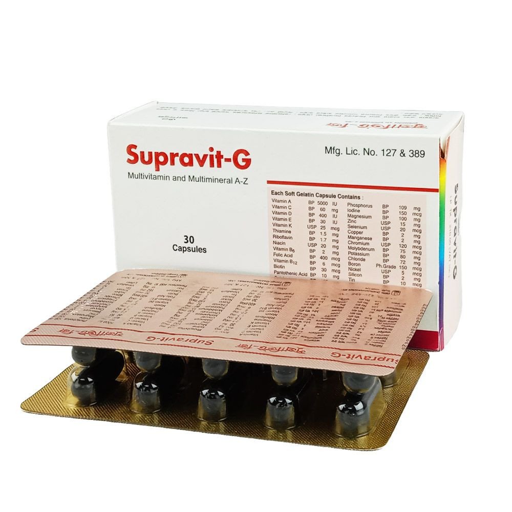 Supravit G soft cap - https://upokar24.com