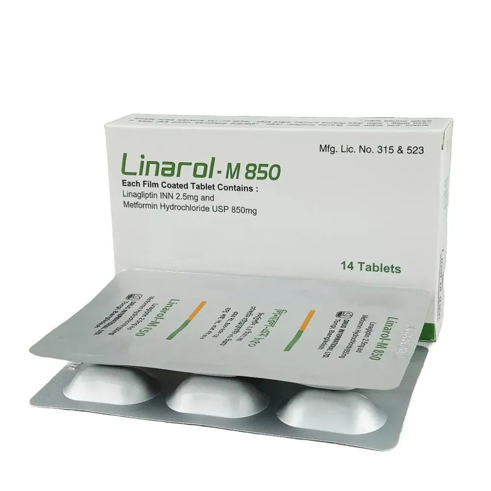Linarol M 850mg tab - https://upokar24.com