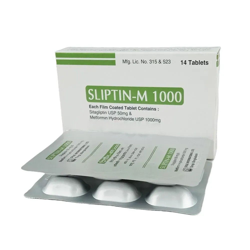 Sliptin M 1000mg tab - https://upokar24.com