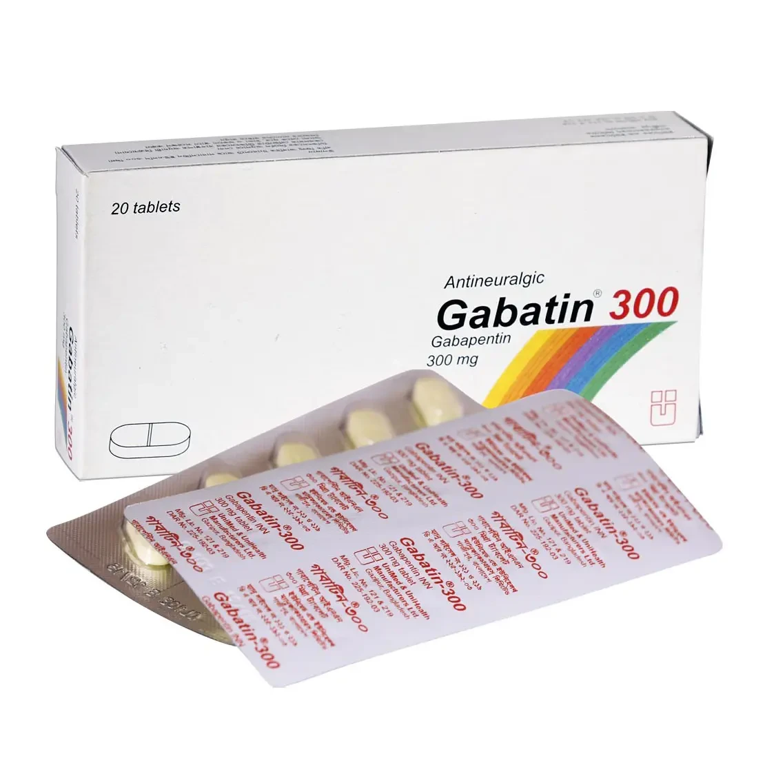 Gabatin-300 TAB - https://upokar24.com