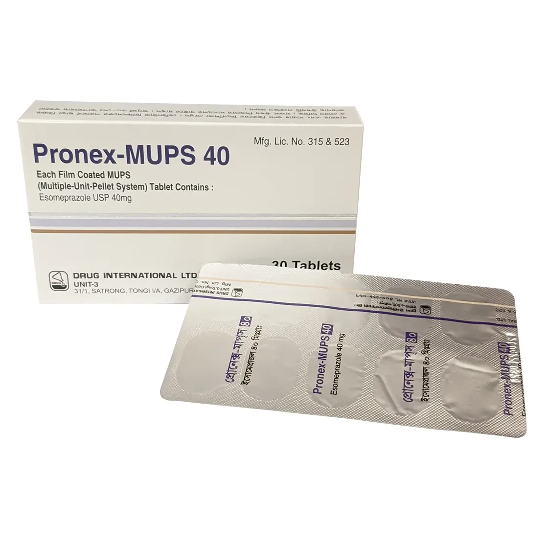 Pronex mups 40mg tab - https://upokar24.com