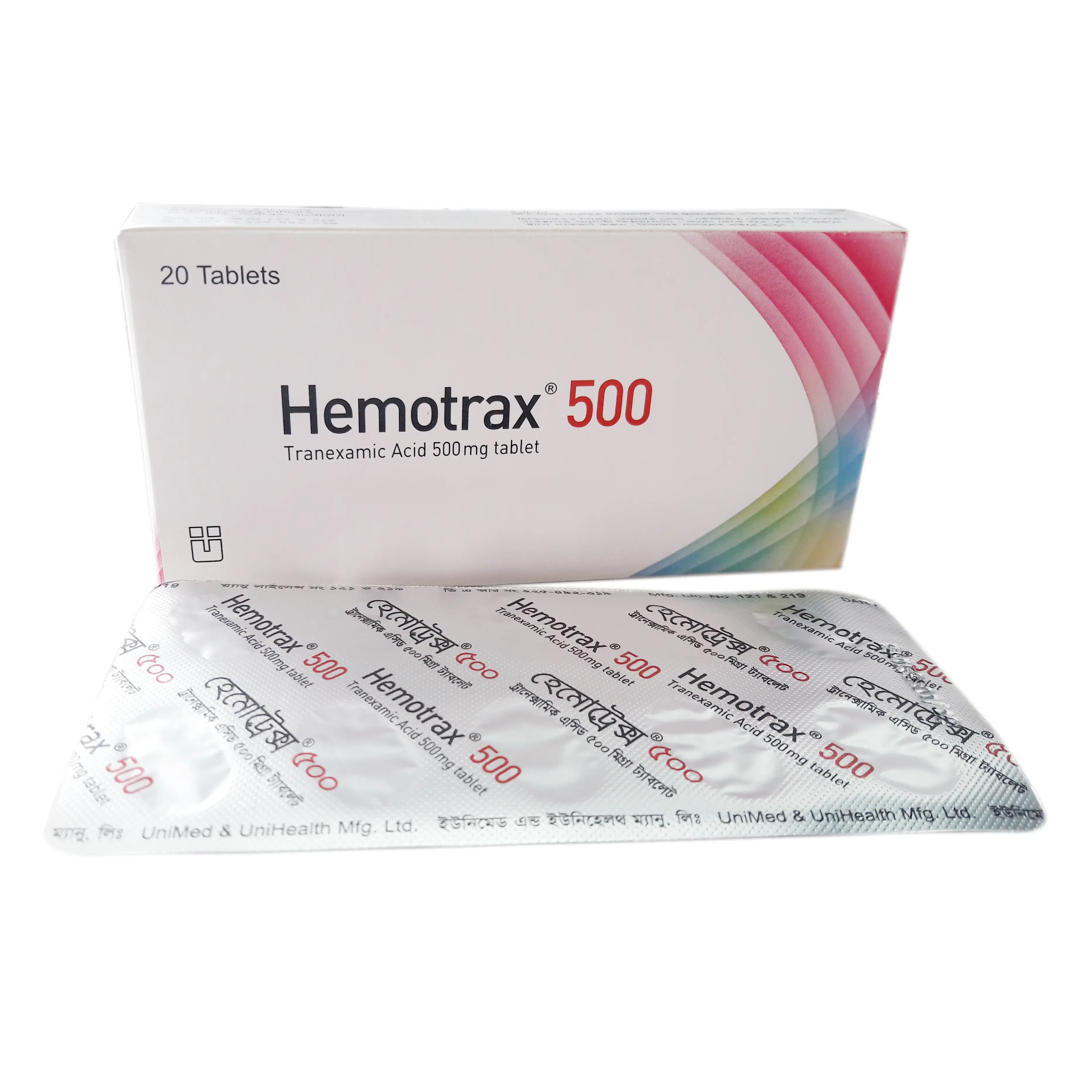Hemotrax 500mg TAB - https://upokar24.com