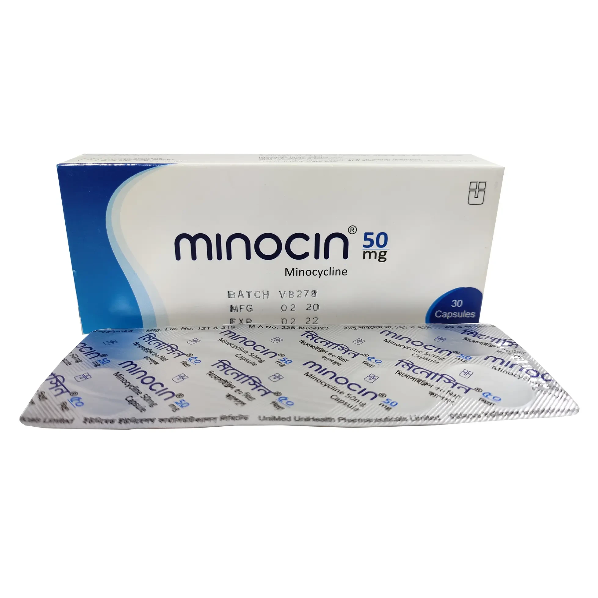 Minocin 50mg Capsule - https://upokar24.com