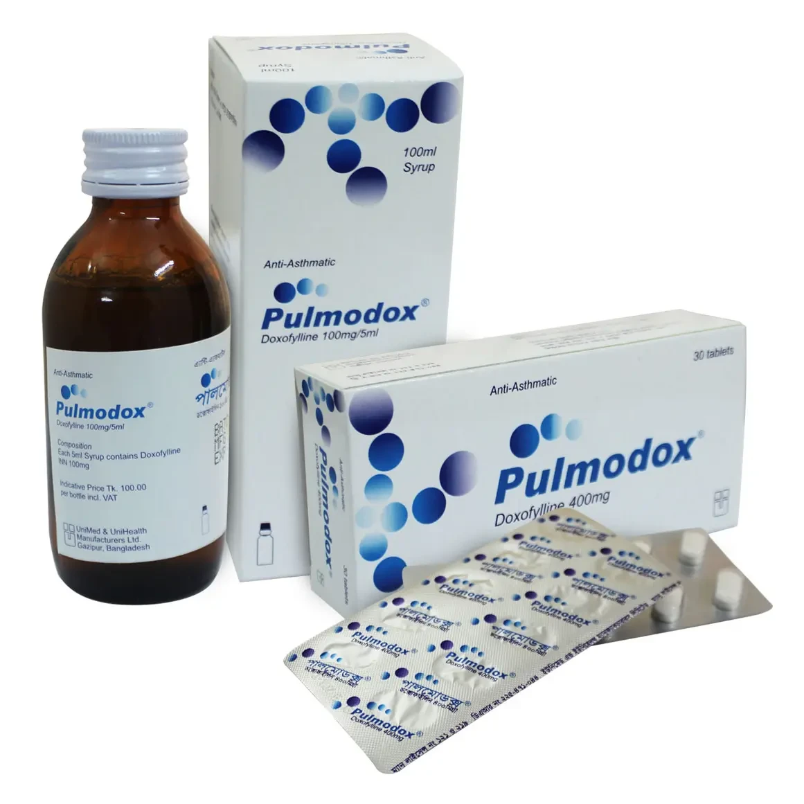 Pulmodox 400 TAB - https://upokar24.com