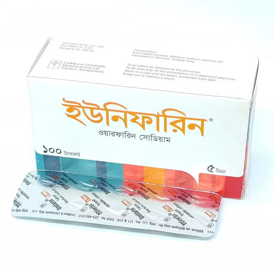 Unifarin 5mg TAB - https://upokar24.com