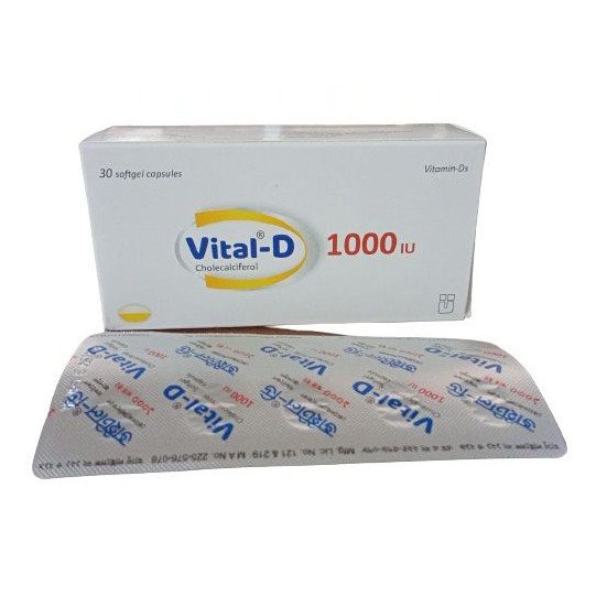 Vital-D 1000 IU softgel CAP - https://upokar24.com