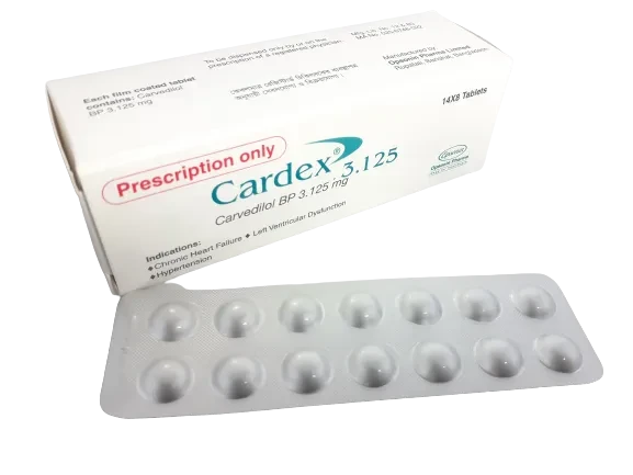 Cardex 3.125mg tab - https://upokar24.com
