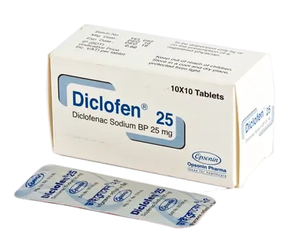 Diclofen 25mg tab - https://upokar24.com