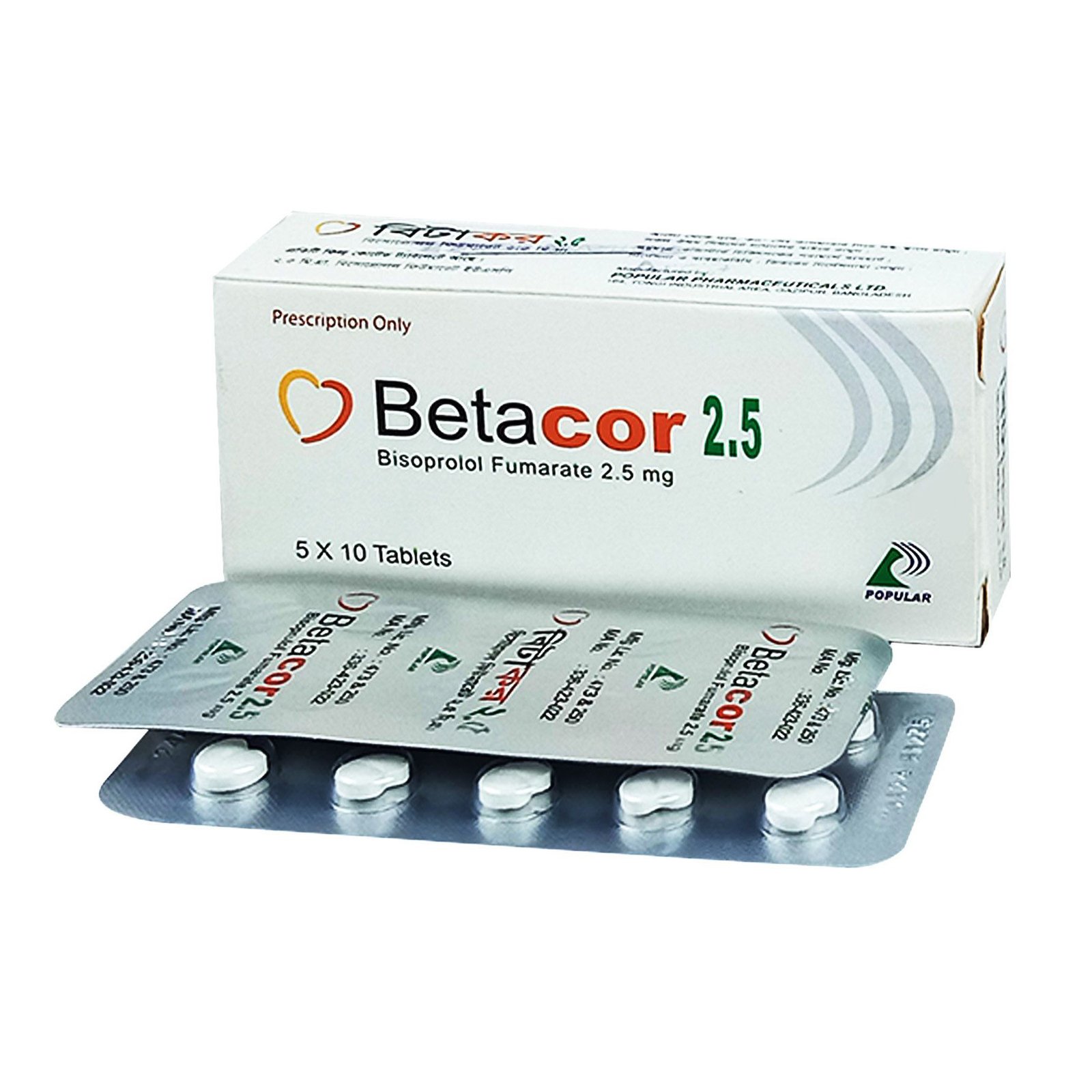 Betacor 2.5 TAB - https://upokar24.com