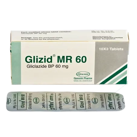 Glizid MR 60mg TAB - https://upokar24.com
