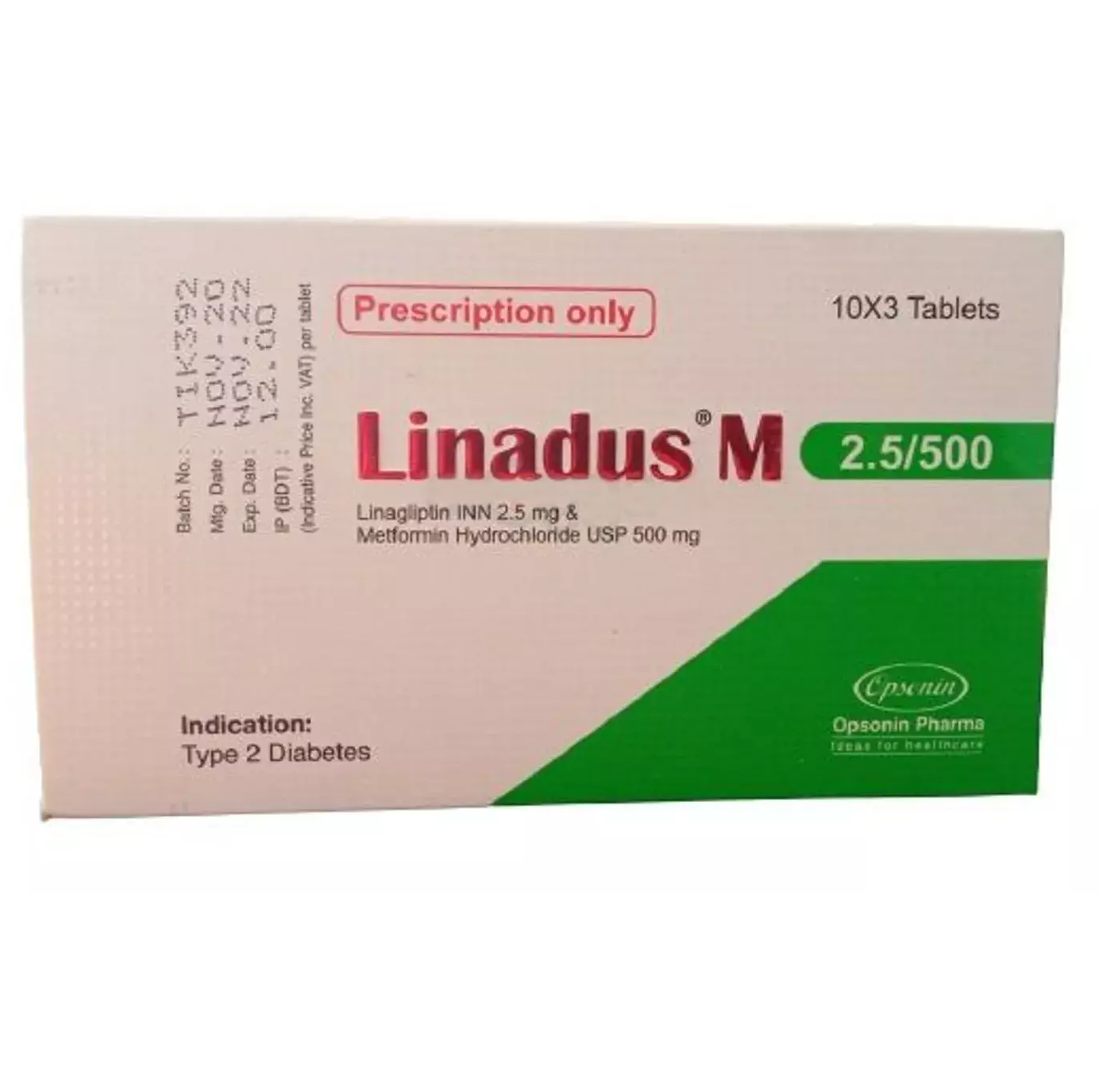 Linadus M 2.5/500 TAB - https://upokar24.com