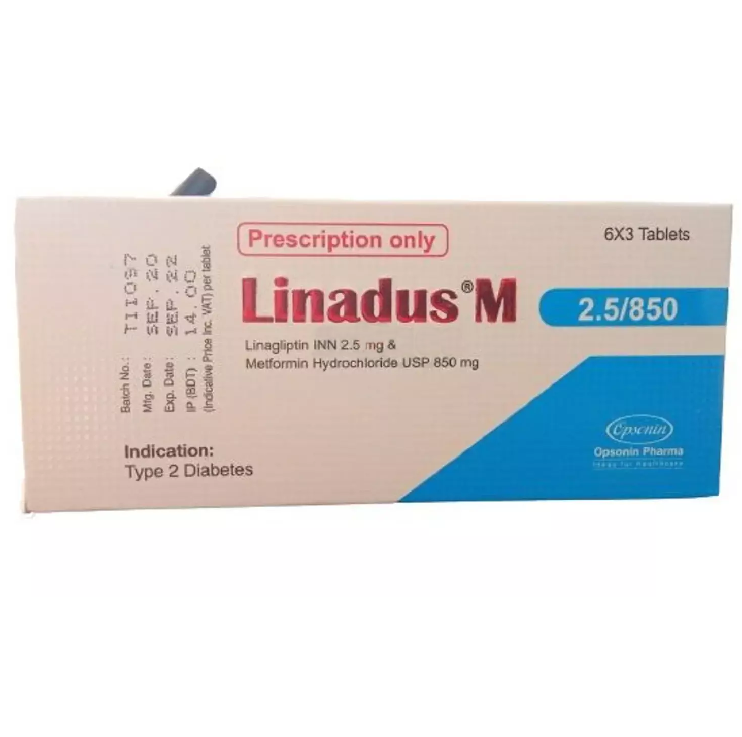 Linadus M 2.5/850mg TAB - https://upokar24.com