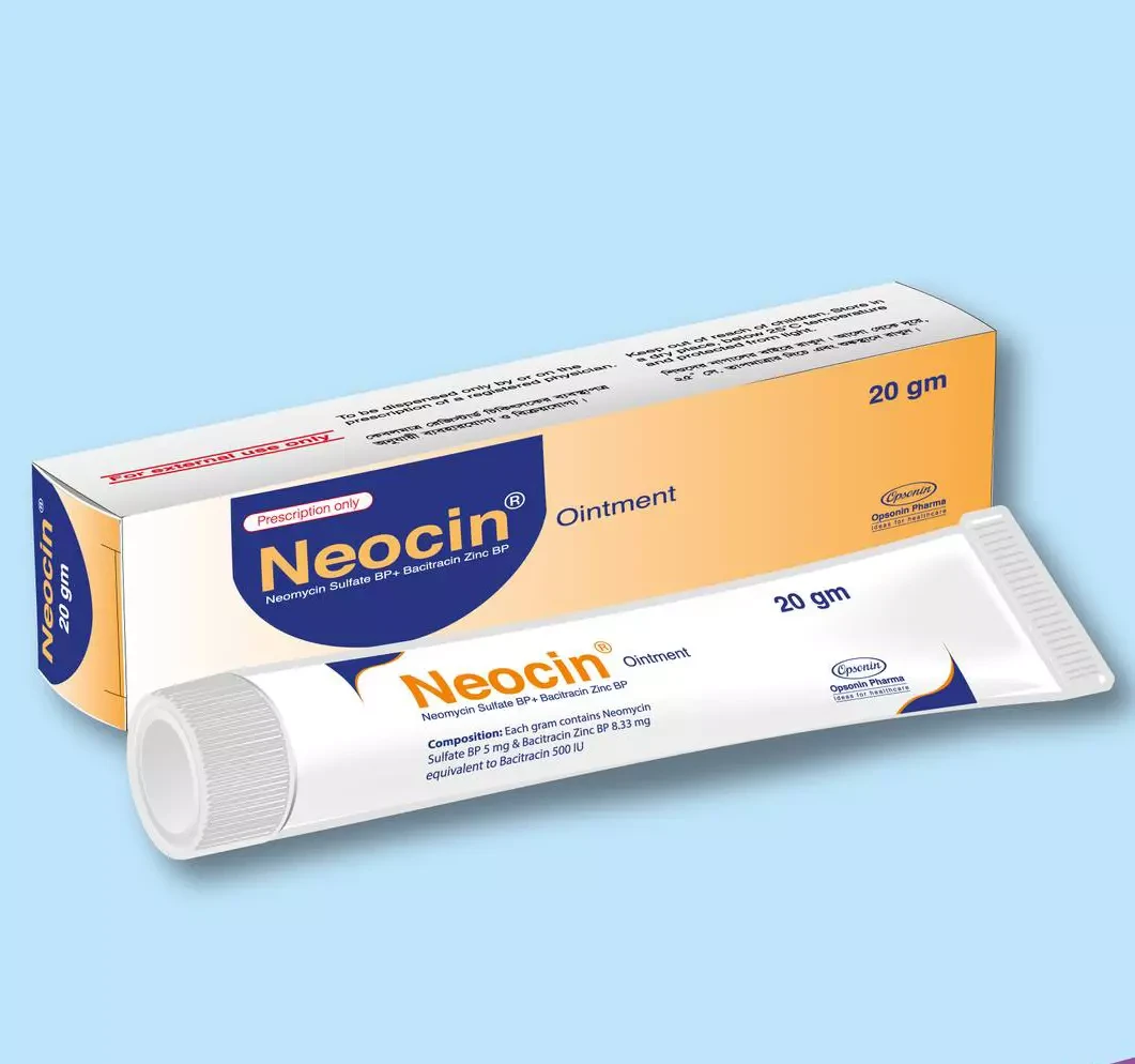Neocin 100mg Ointment - https://upokar24.com