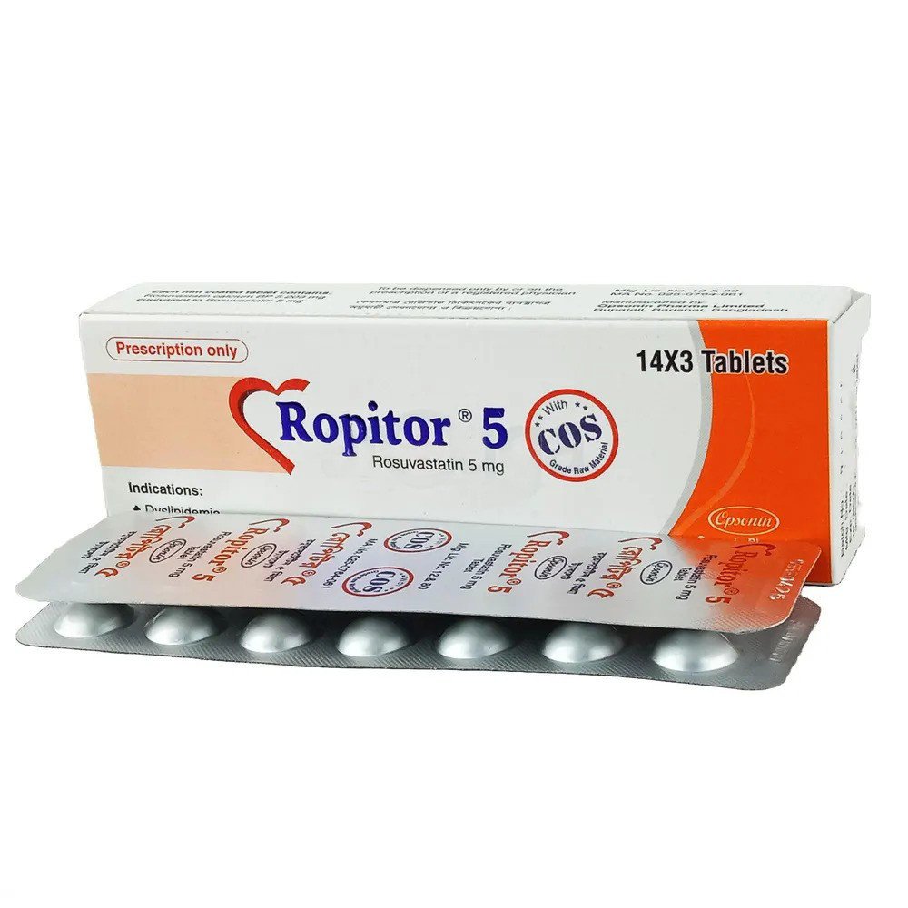 Ropitor 5mg tab - https://upokar24.com