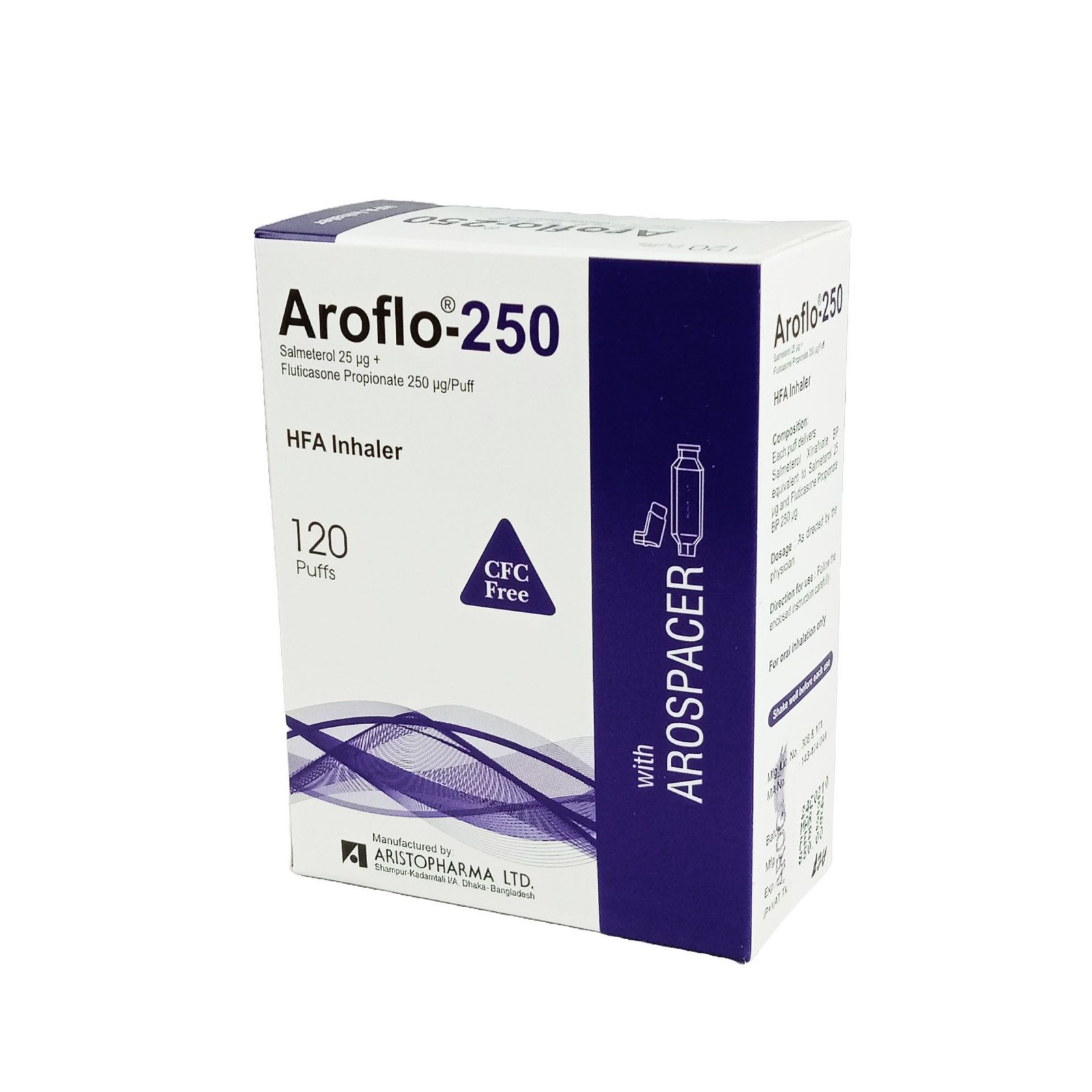 Aroflo-250 (120 puffs) - https://upokar24.com