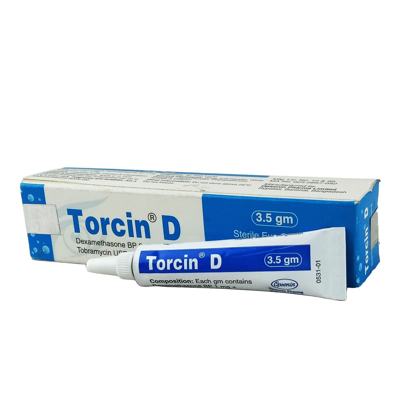 Torcin D 3.5gm Eye oinment - https://upokar24.com