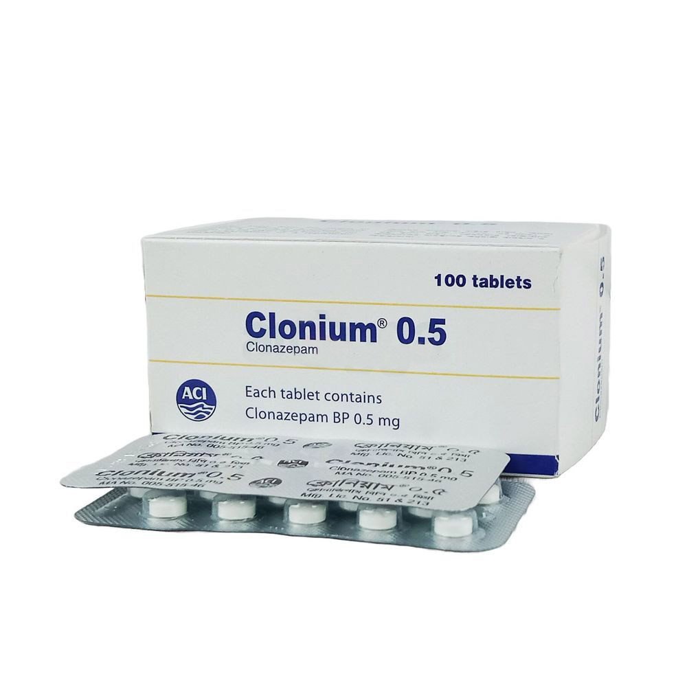 Clonium 0.5mg tab - https://upokar24.com