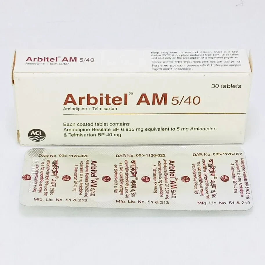 Arbitel Am 5/40 mg tab - https://upokar24.com