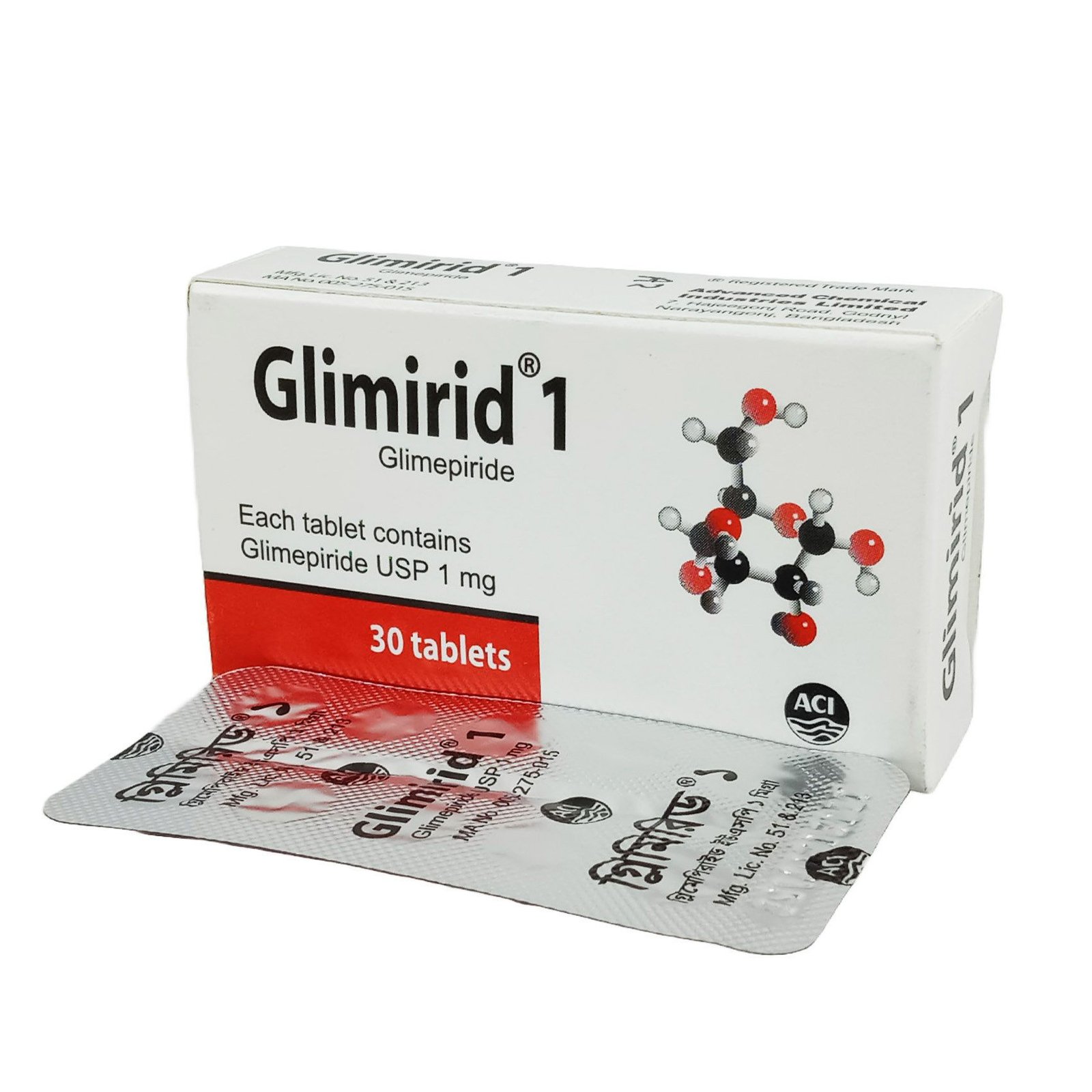 Glimirid 1mg tab - https://upokar24.com