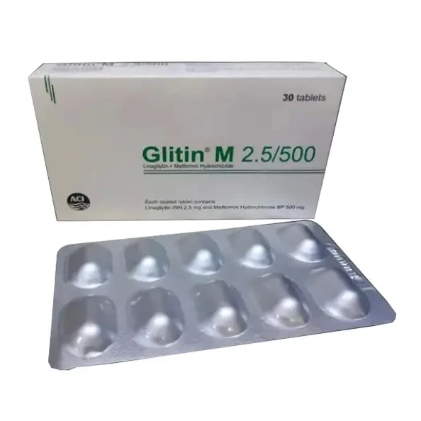 Glitin M 2.5/500 tab - https://upokar24.com