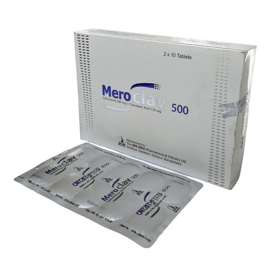 Meroclav 500mg tab - https://upokar24.com