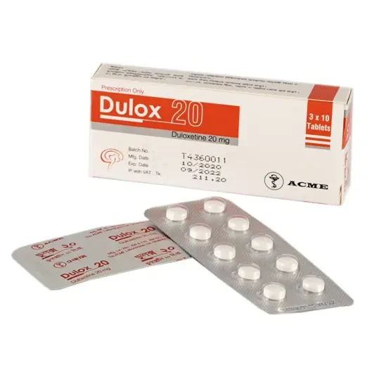 Dulox 20mg tab - https://upokar24.com