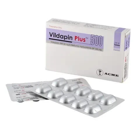 Vildapin  Plus 500mg tab - https://upokar24.com