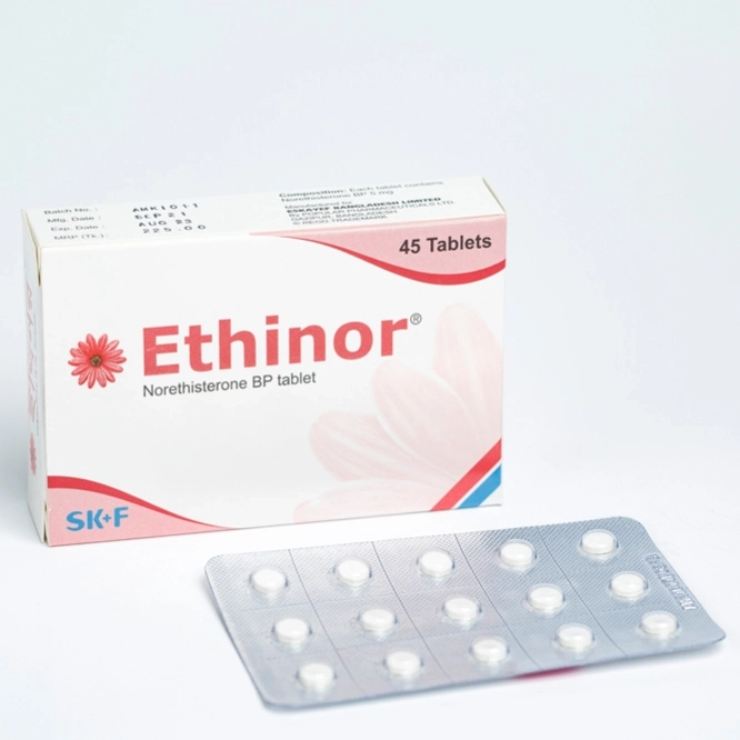 Ethinor 5mg tab - https://upokar24.com