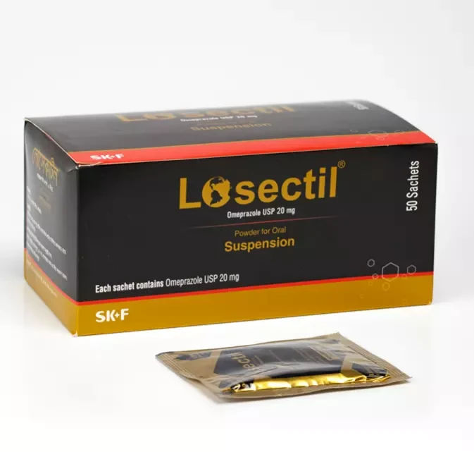 Losectil 20mg powder for oral suspension - https://upokar24.com