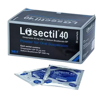 Losectil 40mg powder for suspension - https://upokar24.com