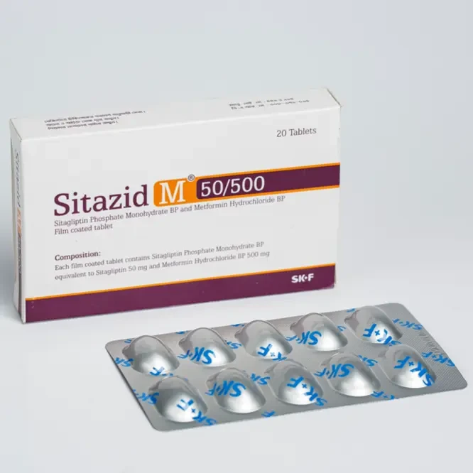 Sitazid M 50/500mg tab - https://upokar24.com