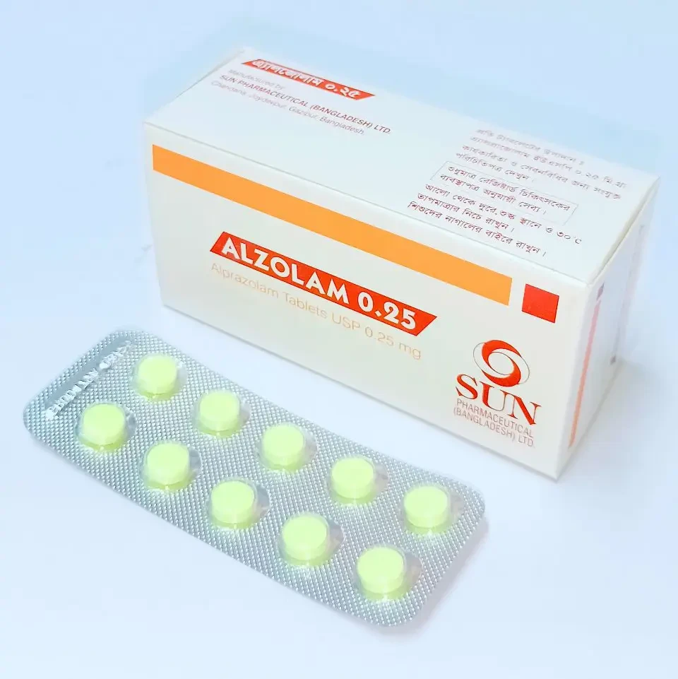 Alzolam 0.25 Tab - https://upokar24.com