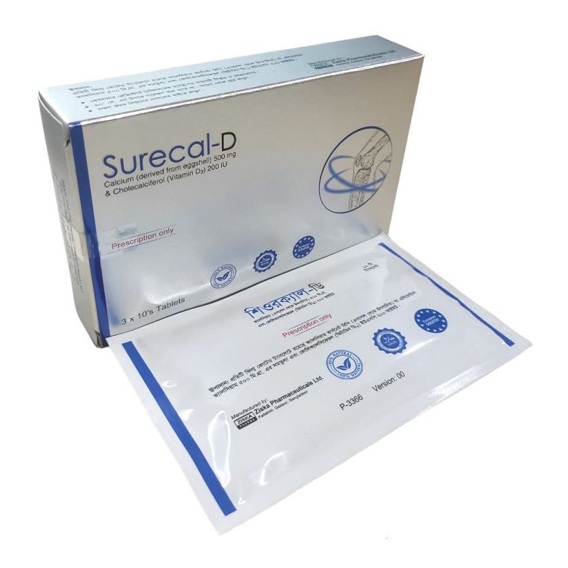 Surecal D 500mg tab - https://upokar24.com