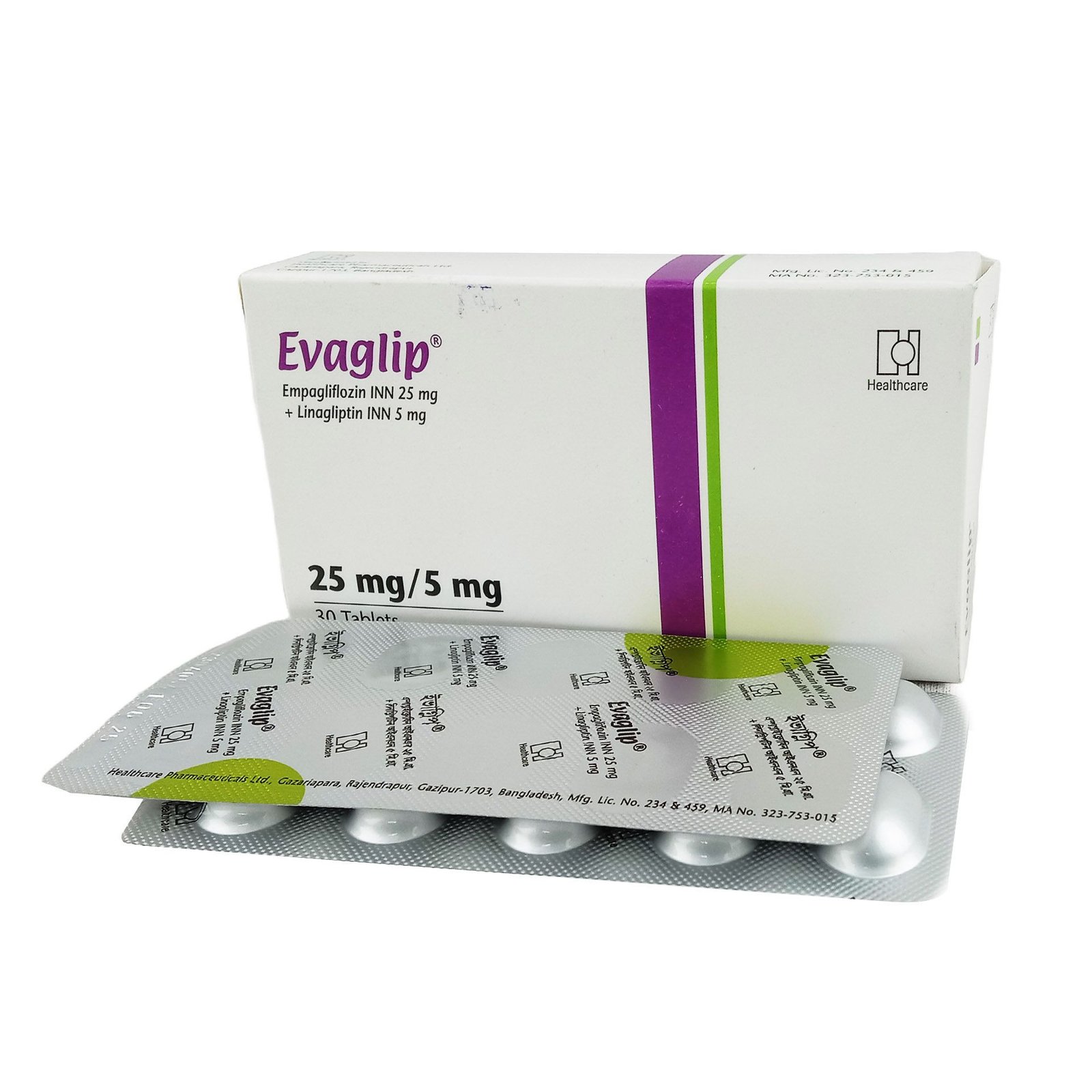 Evaglip 25/5 mg tab - https://upokar24.com